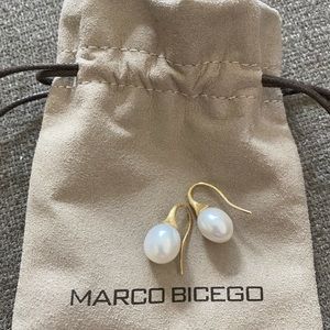 Marco bicego pearl drop earrings